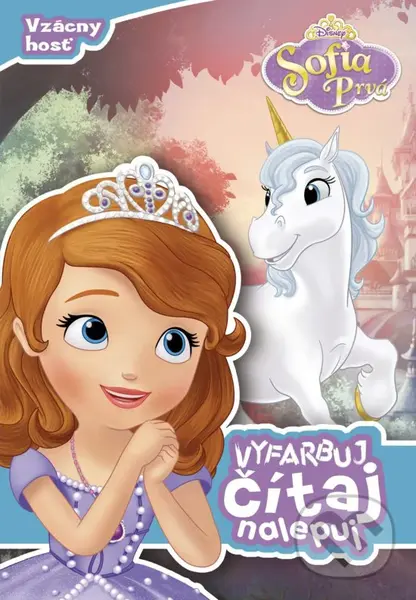 Sofia Prvá: Vyfarbuj, čítaj, nalepuj