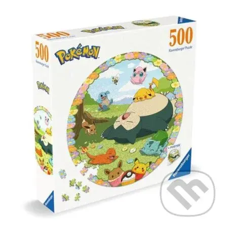 Kruhové puzzle Roztomilí Pokémoni
