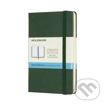 Moleskine - zelený zápisník (pocket, čistý)