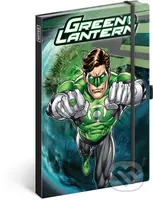 Notes Green Lantern (linkovaný s gumičkou na uzavření)