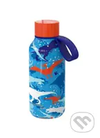 Quokka Nerezová termoláhev Solid Kids s poutkem: Dinosaur 330ml