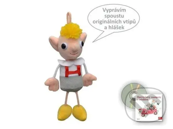 Hurvínek 22cm mluvící + CD,Hurvínek 22cm mluvící + CD