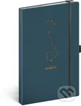 Notes Zvěrokruh - Scorpio (Štír) (linkovaný s gumičkou na uzavření)