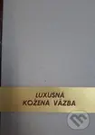 Luxusná kožená väzba - notes A4