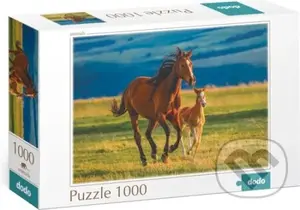 Výchova hříběte (1000 dílků) - puzzle z kategorie Zvířata