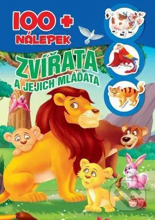 Zvířata a jejich mláďata - 100+nálepek - kniha z kategorie Samolepky