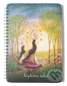 Kroužkový blok A5 Rozdávám radost - čistý