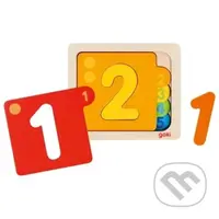 Vícevrstvá vkládačka Čísla - puzzle z kategorie Maxi dílky