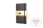 Moleskine - zápisník čierny (stredný, linajkový, mäkká väzba, elastické zatváranie)