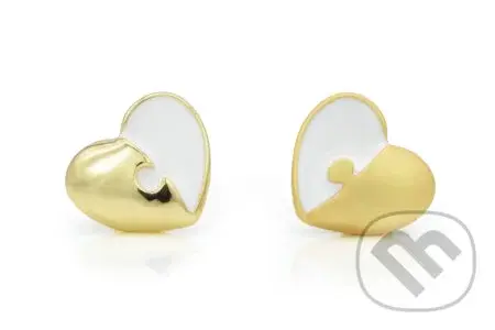 Odznaky 3D Srdcia puzzle