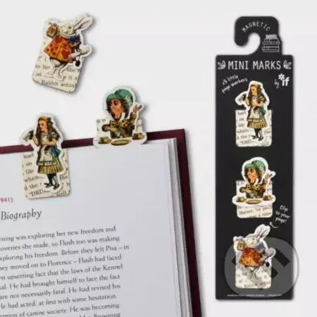 Záložka do knihy Mini magnetická - Alenka v ríši divov