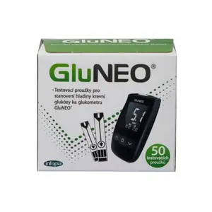 Proužky Diagnostické Gluneo(pro Zp Kód 0169404) diagnostické proužky ke glukometru gluneo,bal 50ks