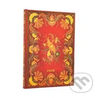 Paperblanks - týždenný diár Fiammetta 2026 (midi, horizontálny, elastické zatváranie) - kniha z kategorie Diáře