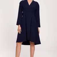 Stylové dámské šaty S280 námořnická modř