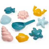 Lopatka v tvare mušle a 8 formičiek na piesok