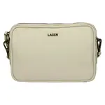 Dámská kožená crossbody kabelka Lagen Bruna - šedá