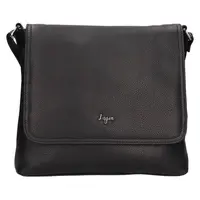 Dámská kožená crossbody kabelka Lagen Lotte - černá