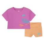Nike kids girl wild flower boxy tee short 18m