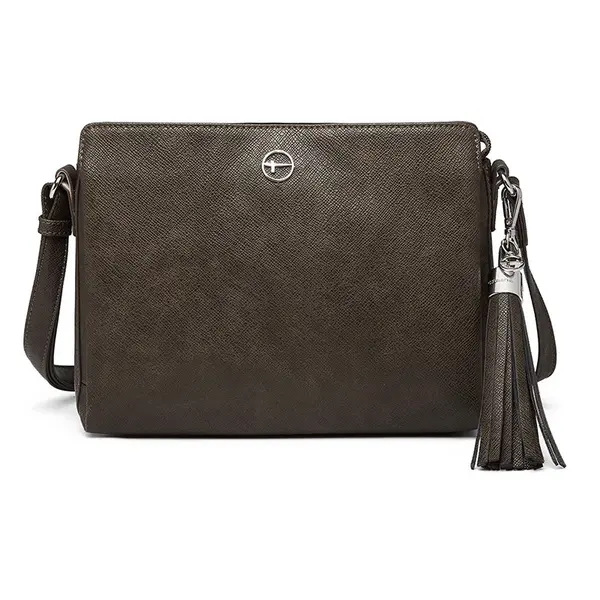 Dámská crossbody kabelka Tamaris Mabou, polyuretan − zelená