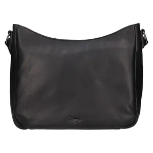 Dámska kožený kabelka Lagen Jadranka - čierna