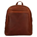 Kožený batoh Justified Divelo - koňak