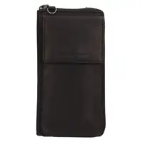 Dámska kožená crossbody kabelka s peňaženkou The Chesterfield Brand Lauri - čierna