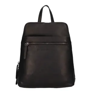 Dámsky kožený batoh The Chesterfield Brand Mia - čierna