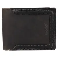 Pánska kožená peňaženka Lagen Alvéro - čierna