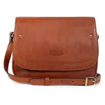 Dámska kožená kabelka Hexagona Felice - koňak