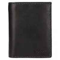 Pánska kožená peňaženka Lagen Rufus - čierna