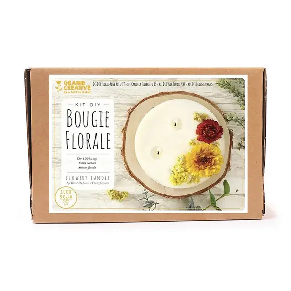 Diy sada vonných sviečok Graine Creative Bougie Florale