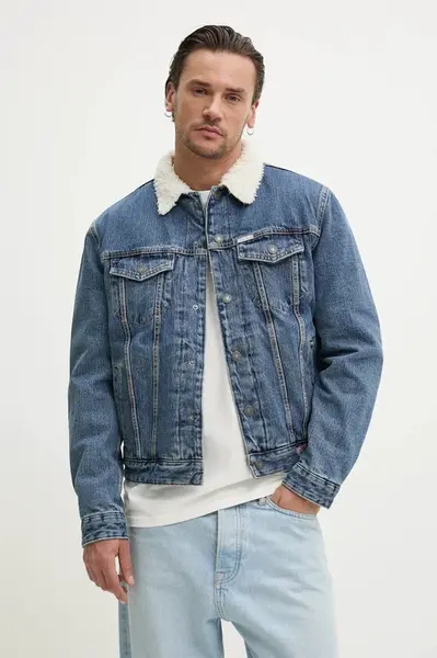 Bavlnená rifľová bunda Guess Jeans