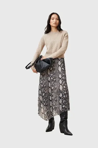 Šaty a vlnený sveter AllSaints DONATELLA