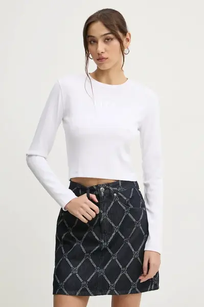 Tričko s dlhým rukávom Hugo Blue