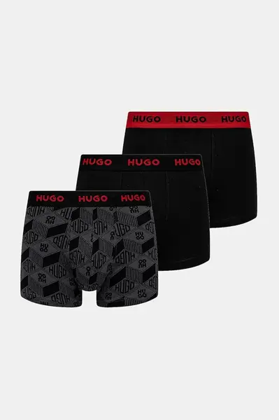 Boxerky HUGO 3-pak TRIPLET DESIGN