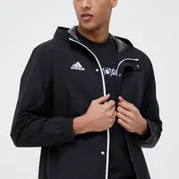 Bunda adidas Performance Entrada 22 pánska, čierna farba, prechodná, IK4010