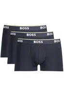 3PACK Men's Boxers Hugo Boss Dark Blue