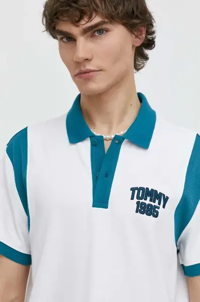 Bavlnené polo tričko Tommy Jeans