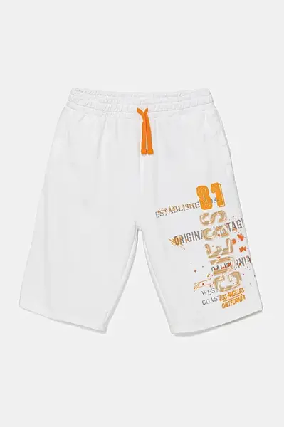 Detské bavlnené šortky Guess