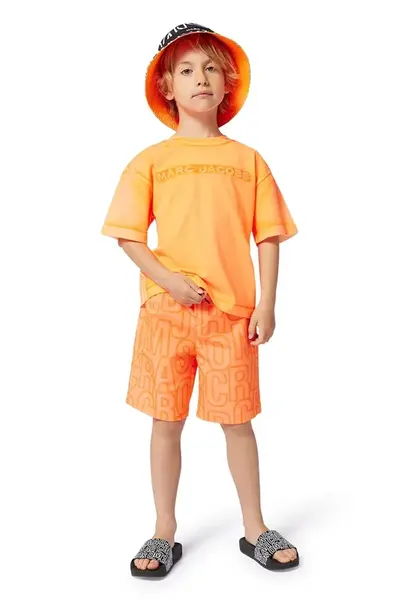 Detské bavlnené tričko Marc Jacobs