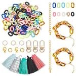 DIY Curb Chain Bracelet Keychain Making Kit