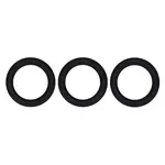 3Pcs Ring Silicone Focal Beads