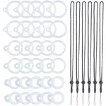 6Pcs Adjustable Polyester Neck Lanyard