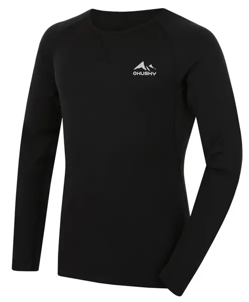 Husky  Mertee M black, M Merino termoprádlo tričko