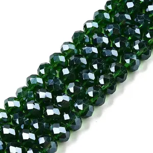 Electroplate Glass Beads Strands