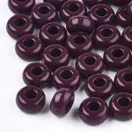 Opaque Acrylic European Beads