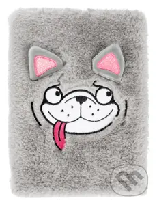 Notes Baagl Doggie - plyšový (linkovaný)