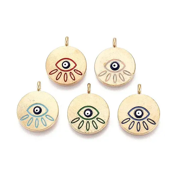 Alloy Enamel Pendants