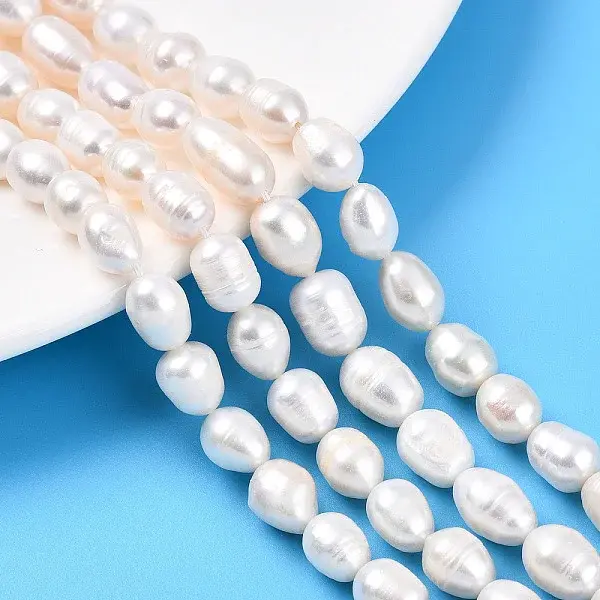 Natural Cultured Freshwater Pearl Beads Strands