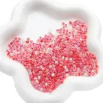 100Pcs Transparent Glass Beads